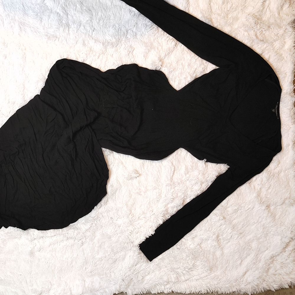 Express long sleeve cutout maxi dress